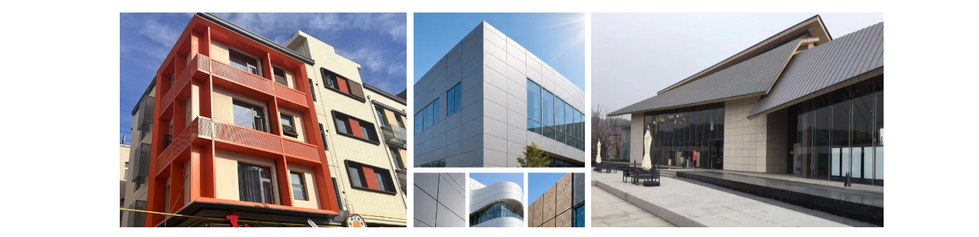 aluminum building facade panels applications