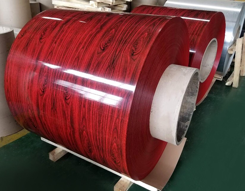 Imitation Wooden & Wood Grain Coated Aluminum