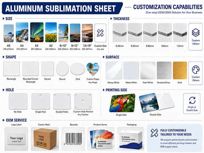 aluminum sublimation sheets customization OEM aluminum-sublimation-sheets-customization-OEM