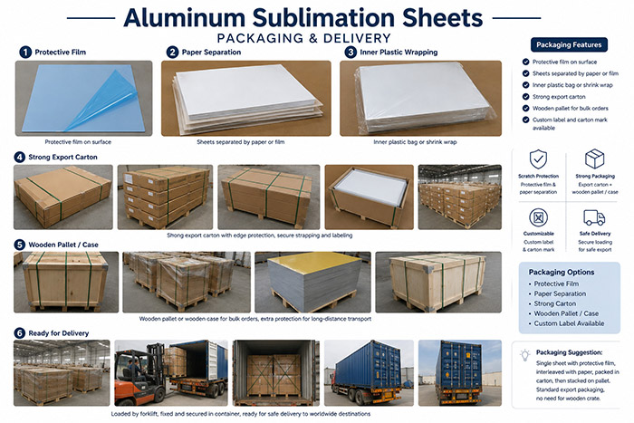 aluminum sublimation sheets packaging and delivery aluminum-sublimation-sheets-packaging-and-delivery