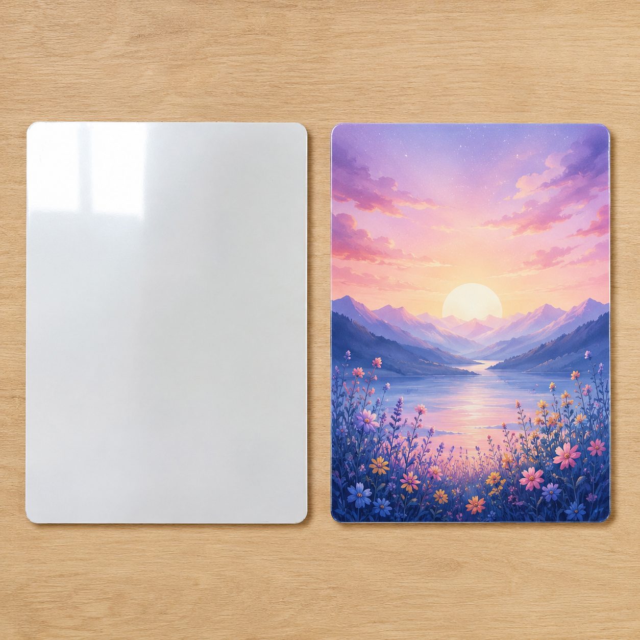 round corner aluminum sublimation sheets