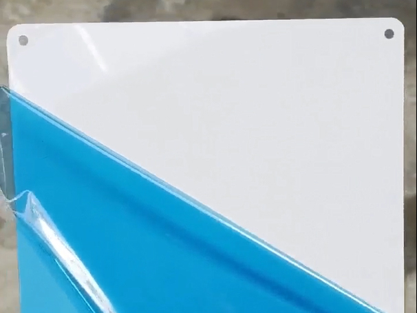 round corner aluminum sublimation sheet blanks with holes