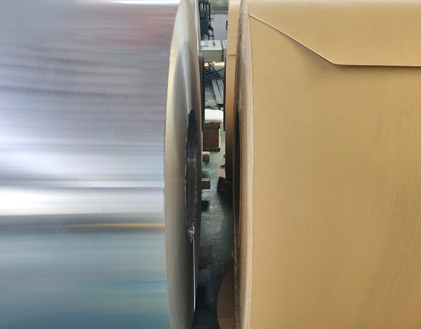 aluminum insulation jacketing coil with polykraft moisture barrier