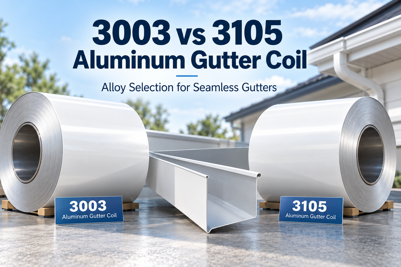3003 vs 3105 Aluminum Gutter Coil: Which Alloy Is Better for Seamless Gutters?